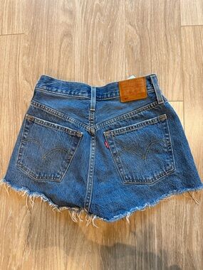Levi's Medium Blue Denim Jean Shorts